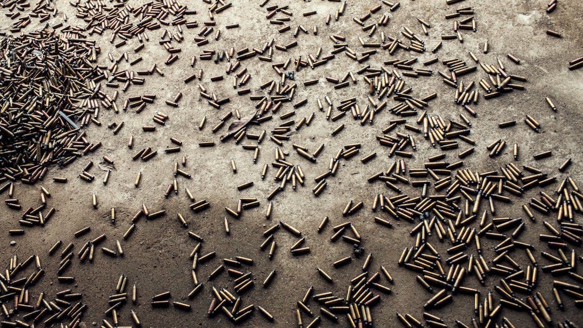 Bullet Casings on Concrete